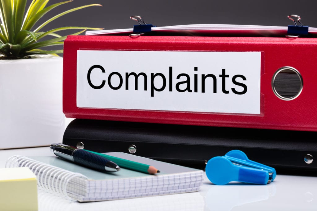 complaints folder