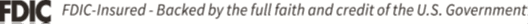 FDIC-Insured - Backed by the full fair and credit of the U.S. Government