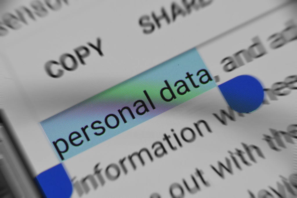 personal data