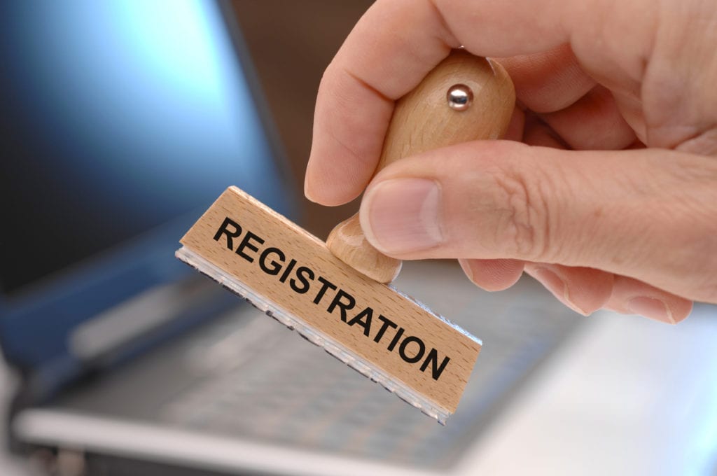 registration stamp